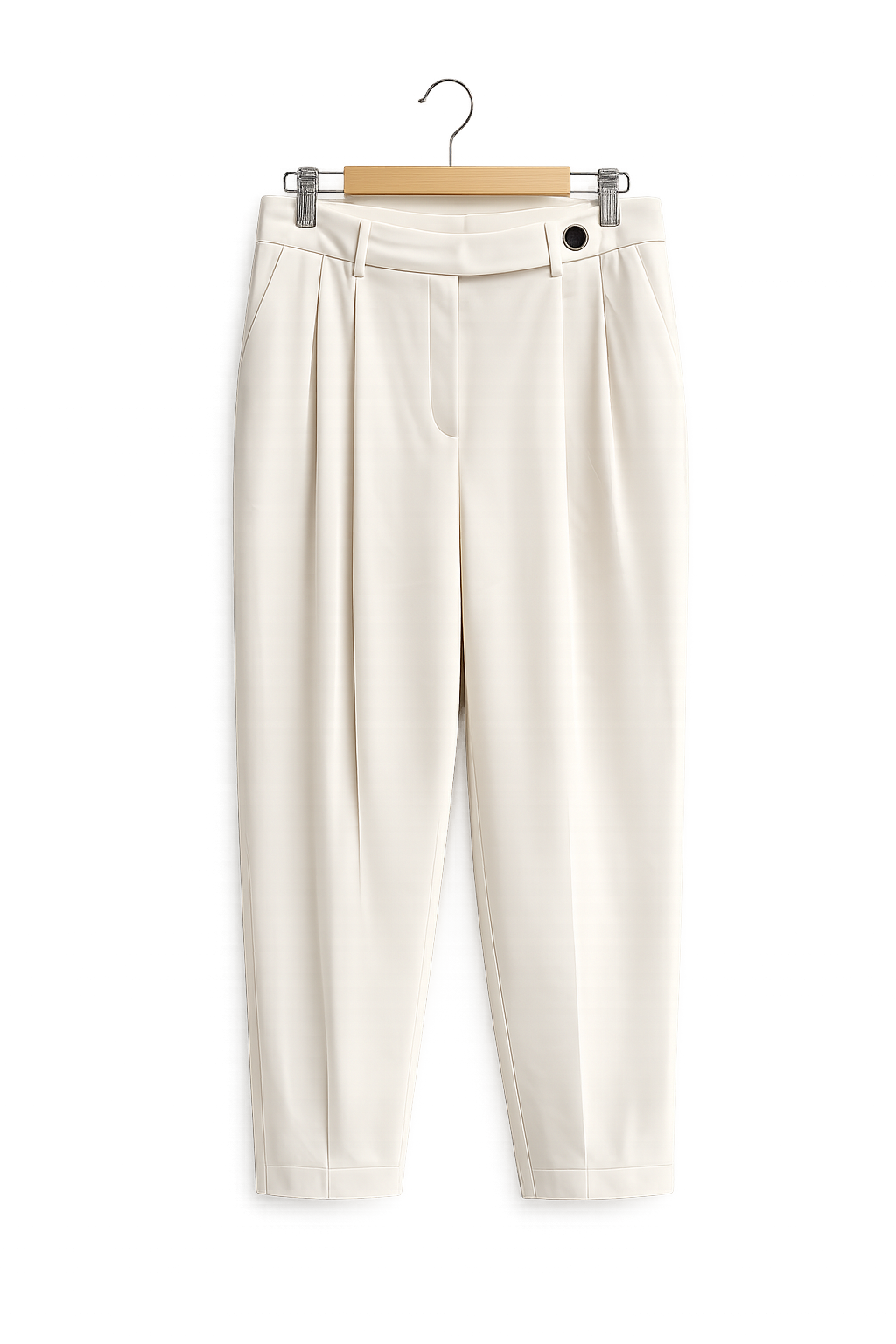 ZARA Double Darted Carrot Fit Trousers