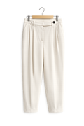 ZARA Double Darted Carrot Fit Trousers