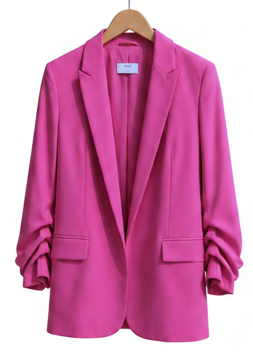 Chic Pink Power Suit – Minimalist Luxe Look