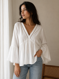 ZARA Lace Trim Top